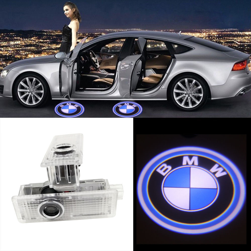 Kers bevel timer BMW 2x LED Auto Deur Licht Projector Logo - AMP POWER EDE